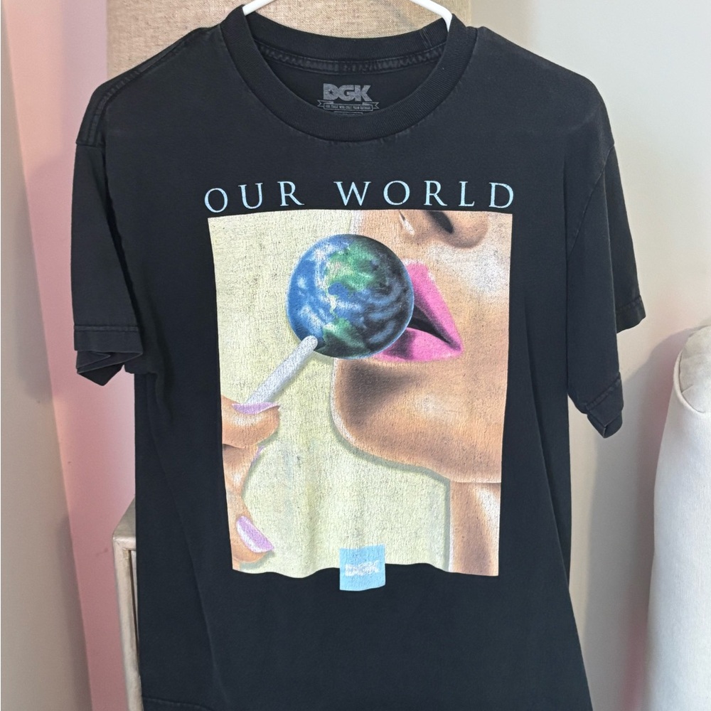 DGK Black 'Our World' Graphic Tee